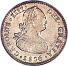 1 Real - Carlos IIII (bust of Carlos IV)