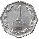 1 Peso - Specimen (Reverse)