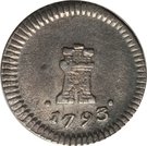 ¼ Real - Carlos IIII (without mintmark)
