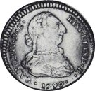 2 Escudos - Carlos IV (bust of Carlos III)