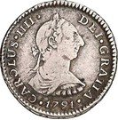 1 Real - Carlos IIII (bust of Carlos III)