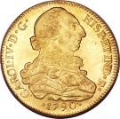 8 Escudos - Carlos IV (bust of Carlos III)