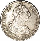 8 Reales - Carlos IV (bust of Carlos III)