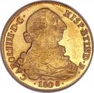 8 Escudos - Carlos IIII (bust of Carlos III)