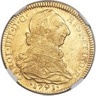 4 Escudos - Carlos IIII (bust of Carlos III)