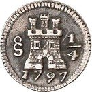 ¼ Real - Carlos IV (with mintmark)