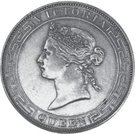 ½ Dollar - Victoria (Trial Strike)