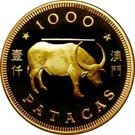 1000 Patacas (Year of the Ox)