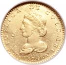 2 Escudos (Republic of Colombia, Republic of Nueva Granada)
