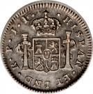 ½ Real - Fernando VII (portrait of Carlos IV)