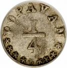 ¼ Decimo ("Cuartillo", Granadine Confederation, United States of Nueva Granada)