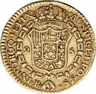 2 Escudos - Carlos IV (portrait of Carlos III)