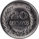 20 Centavos (no gap in legend; small letters)