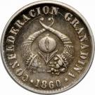½ Decimo (Granadine Confederation)