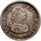 ½ Real - Fernando VII (portrait of Carlos IV)