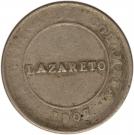 1 Peso Papel Moneda (= 1 centavo; Leprosarium Coinage)