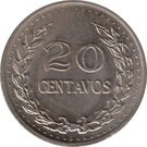 20 Centavos (legend divided after "DE")
