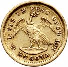 1 Peso (United States of Colombia)