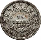 1 Décimo (United States of Colombia)