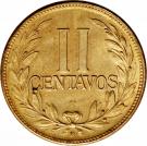 2 Centavos (divided legend)