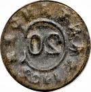 20 Centavos (Province of Santander)