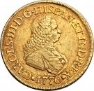 8 Escudos - Carlos III (portrait of Fernando VI)