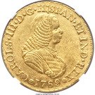 4 Escudos - Carlos III (portrait of Fernando VI)
