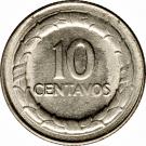10 Centavos (continuous legend; big letters)