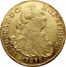 4 Escudos - Fernando VII (portrait of Carlos IV)