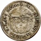 ½ Decimo (United States of Colombia)