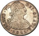 8 Reales - Fernando VII (portrait of Carlos IV)