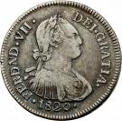 2 Reales - Fernando VII (portrait of Carlos IV)
