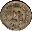 2½ Centavos (United States of Colombia)