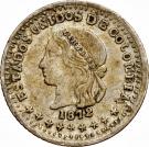 ½ Decimo (United States of Colombia)