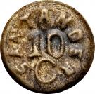10 Centavos (Province of Santander)