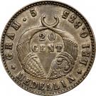 20 Centavos (United States of Colombia)
