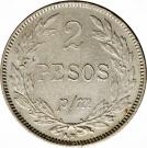 2 Pesos Papel Moneda (= 2 centavos in golden pesos)
