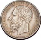 5 Francs - Léopold II