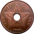 10 Centimes - Léopold II