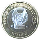10 Francs (75th Anniversary - Birth of 14th Dalai Lama)