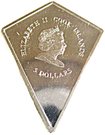 5 Dollars - Elizabeth II (Visit of Benedict XVI to Brazil)