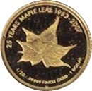 1 Dollar - Elizabeth II (Gold Leaf)