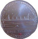 1 Dollar - Elizabeth II (RMS Titanic Centenary -  Atlantic Crossing)