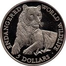 5 Dollars - Elizabeth II (Tiger)