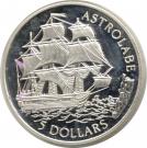 5 Dollars - Elizabeth II (Discovery of America)