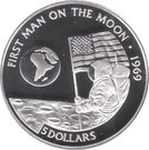 5 Dollars - Elizabeth II (Moon Landing)