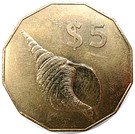 5 Dollars - Elizabeth II (4th portrait)