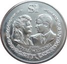 1 Dollar - Elizabeth II (Royal Wedding)