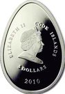 5 Dollars - Elizabeth II (Yellow cloisonne)