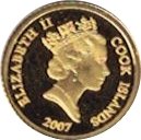 1 Dollar - Elizabeth II (Gold Leaf)